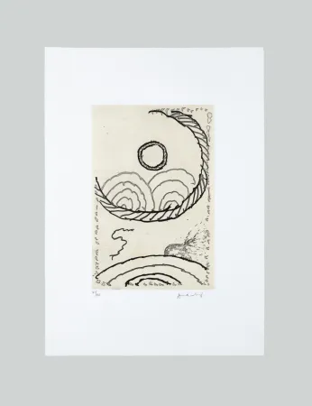 Ets En Aquatint Alechinsky - La Cerclitude 3