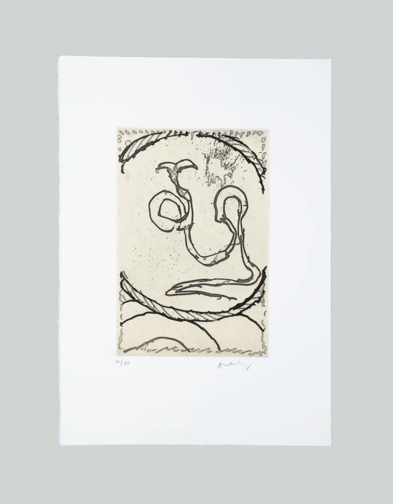 Ets En Aquatint Alechinsky - La Cerclitude 9