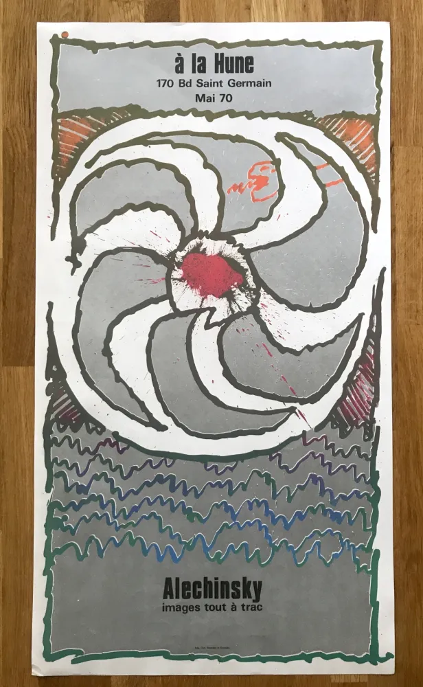 Poster Alechinsky - La Hune / images tout à trac