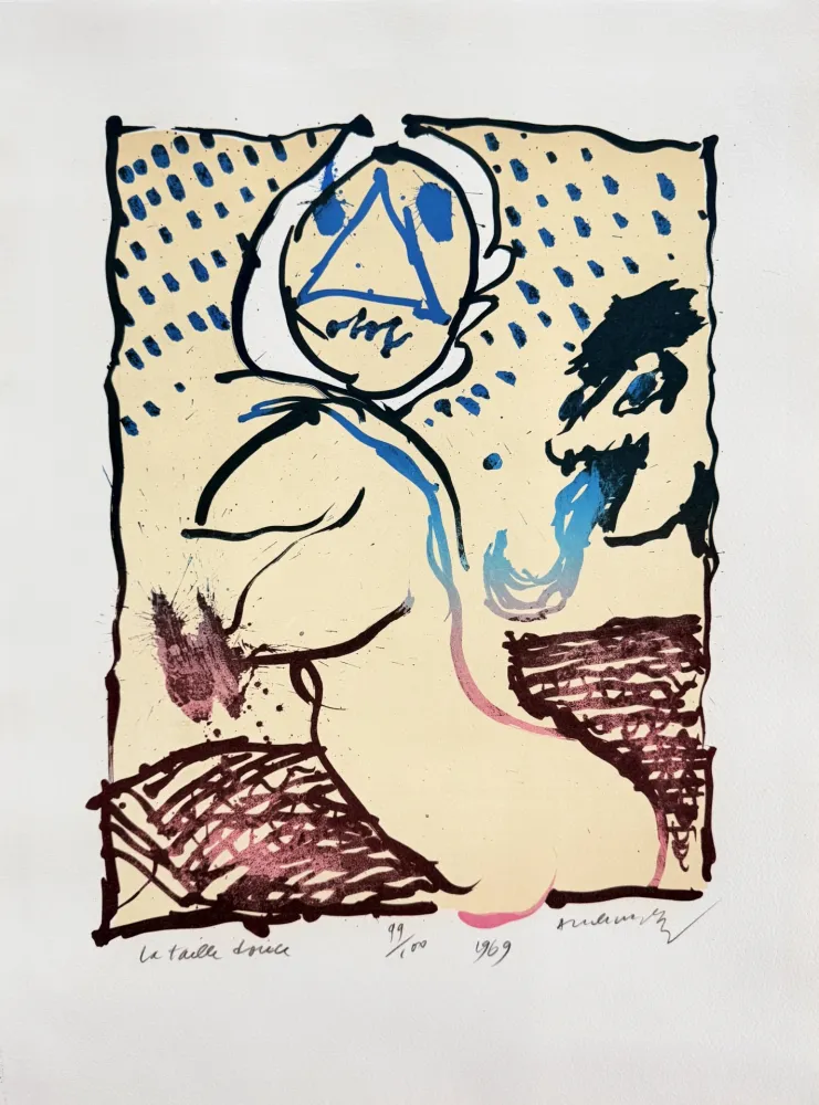 Lithografie Alechinsky - La taille douce