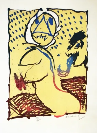 Lithografie Alechinsky - LA TAILLE DOUCE