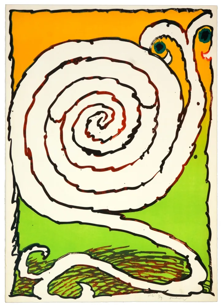 Lithografie Alechinsky - Labyrinthe d'Apparat I