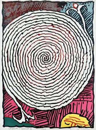 Lithografie Alechinsky - Labyrinthe d’apparat IV