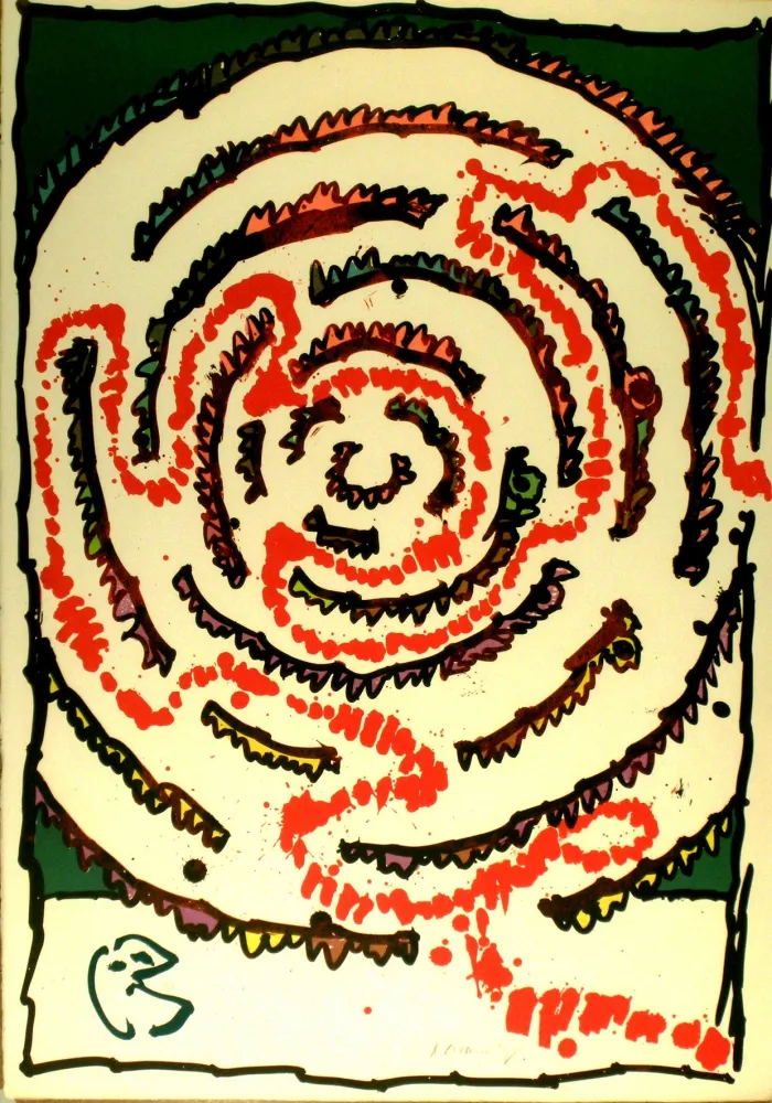 Lithografie Alechinsky - Labyrinthe d'apparat V