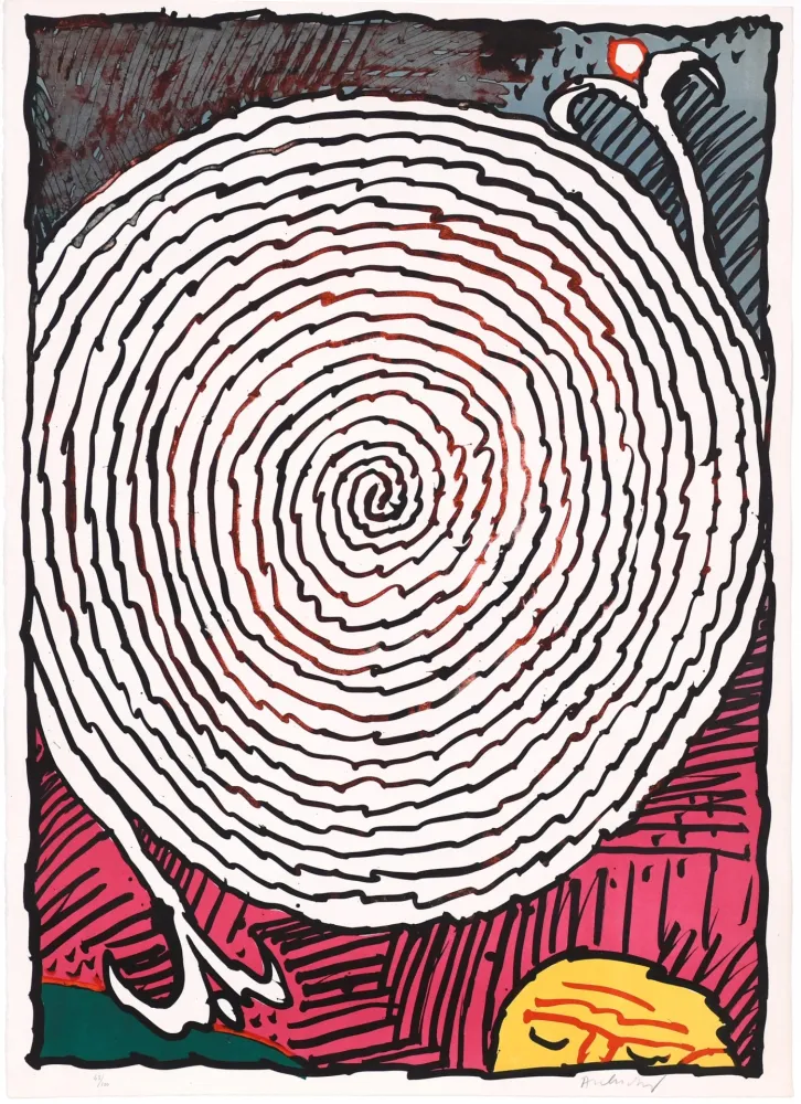 Lithografie Alechinsky - Labyrinthe d’apparat VII