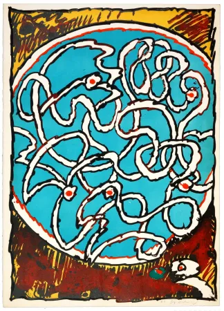 Lithografie Alechinsky - Labyrinthes d’Apparat II