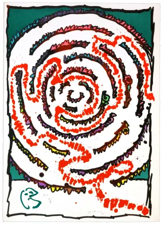 Lithografie Alechinsky - Labyrinthes d’Apparat IV