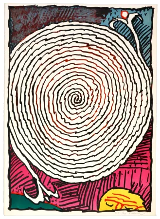 Lithografie Alechinsky - Labyrinthes d’Apparat V