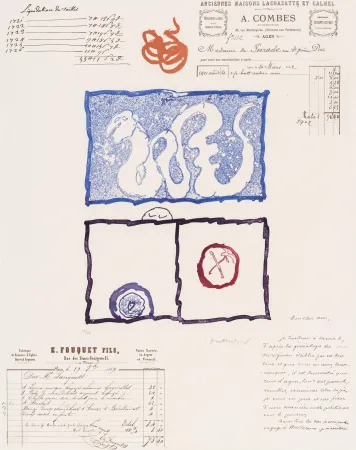 Aquatint Alechinsky - L’Avenir de la Propriété V