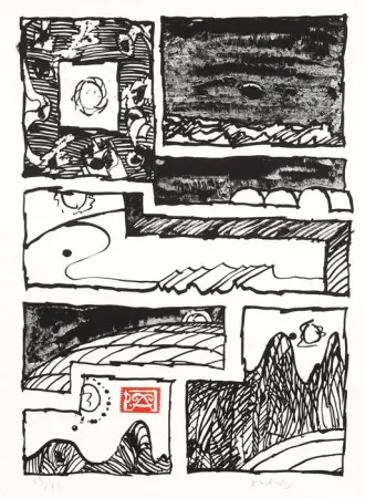 Lithografie Alechinsky - Le cachet faisant foi