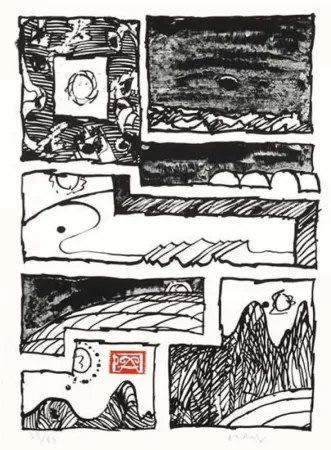 Lithografie Alechinsky - Le cachet faisant foi
