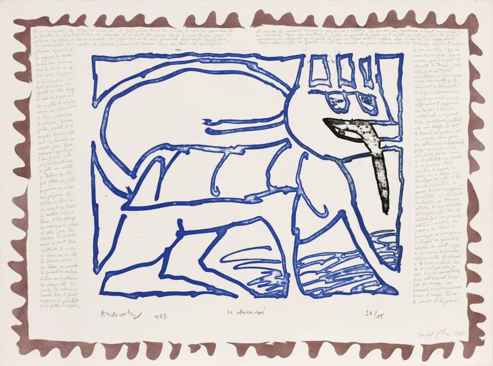 Ets Alechinsky - Le chien roi – Le chien roi