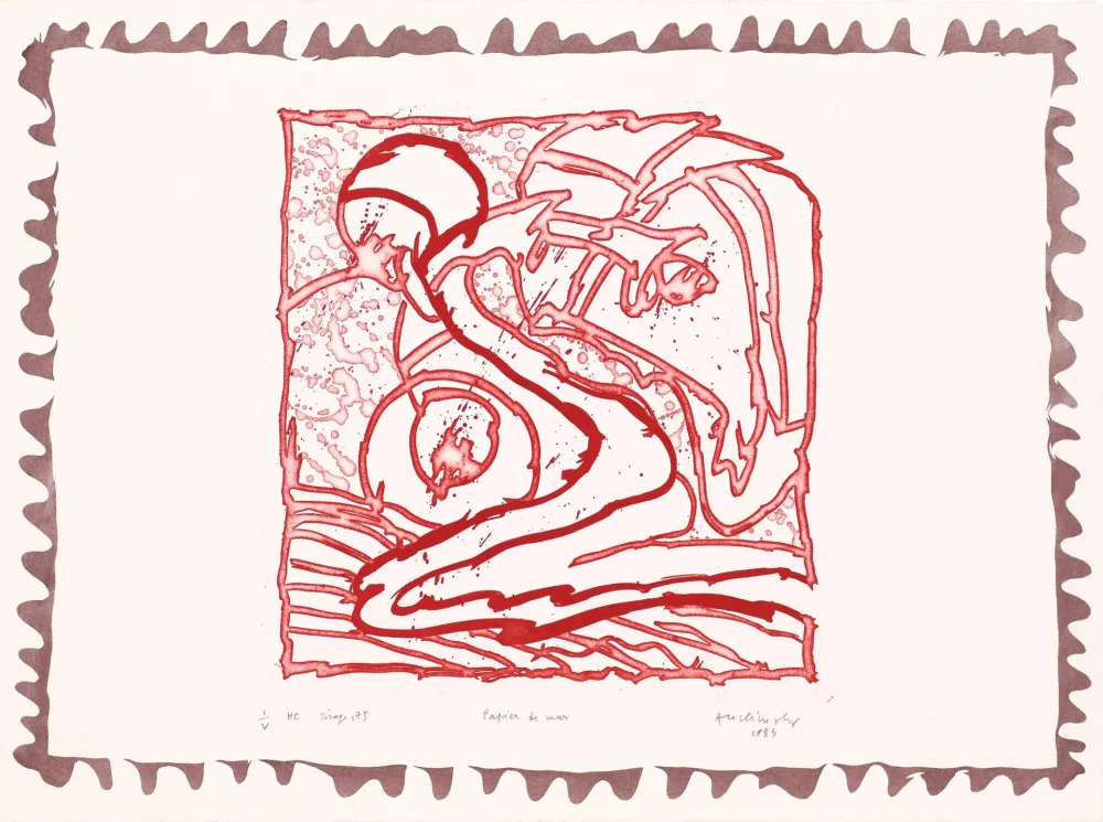 Ets Alechinsky - Le chien roi – Papier de mur 