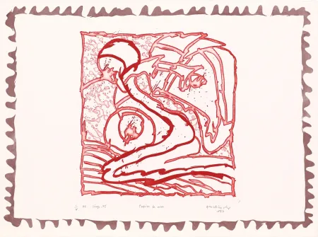 Ets Alechinsky - Le chien roi – Papier de mur 