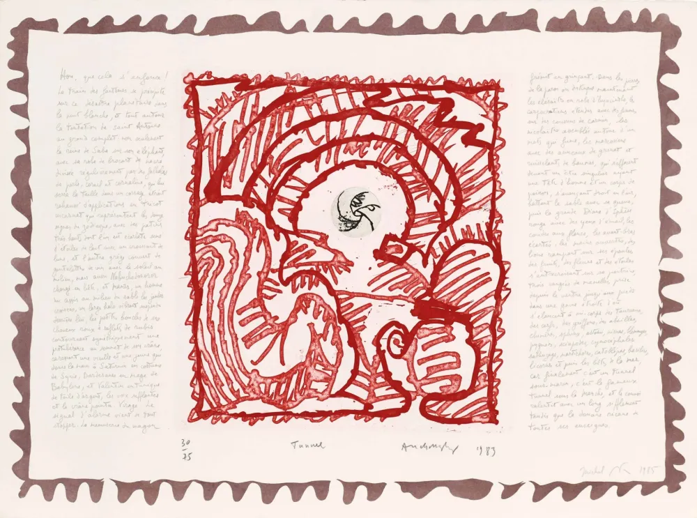 Ets Alechinsky - Le chien roi – Tunnel