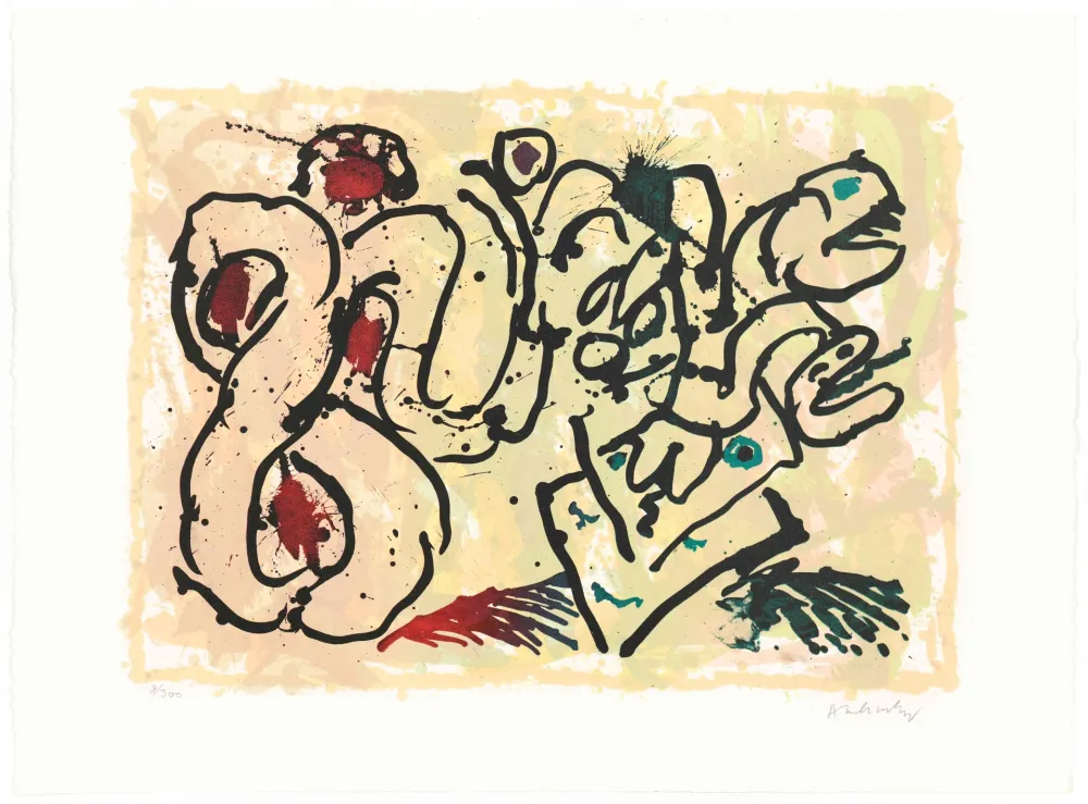 Lithografie Alechinsky - Le dénouement