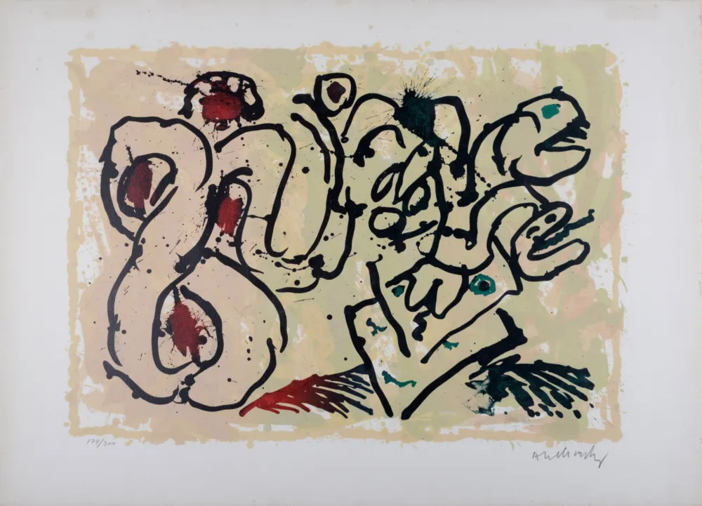 Lithografie Alechinsky - Le dénouement (A), 1967