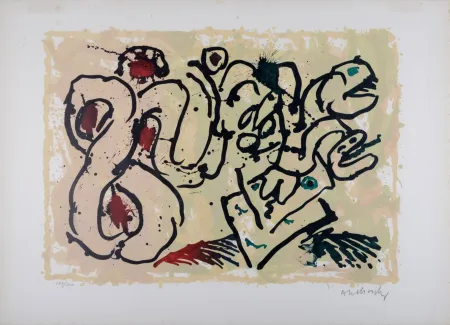 Lithografie Alechinsky - Le dénouement (A), 1967