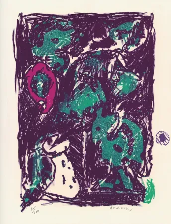 Lithografie Alechinsky - Le rare heureux