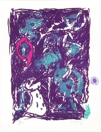 Lithografie Alechinsky - Le rare heureux