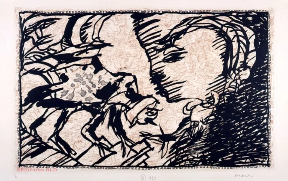 Ets En Aquatint Alechinsky - Le retour au foyer