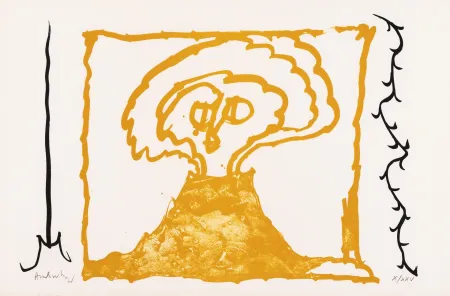 Lithografie Alechinsky - Le rêve de l'ammonite 06