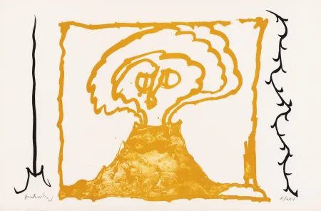 Lithografie Alechinsky - Le rêve de l'ammonite 06