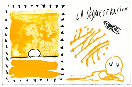 Lithografie Alechinsky - Le rêve de l'ammonite 1