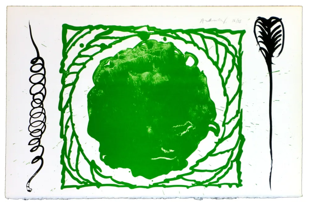 Lithografie Alechinsky - Le rêve de l'ammonite 11