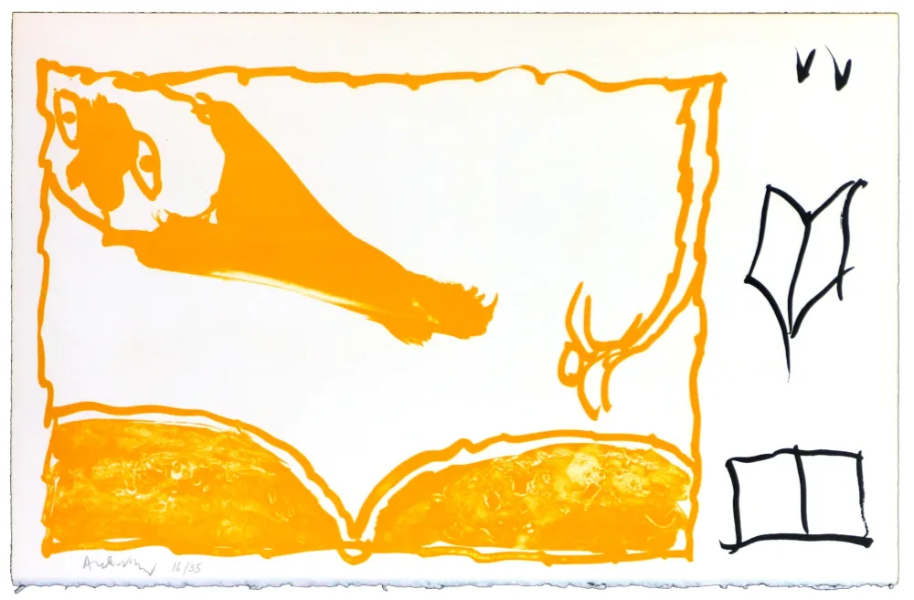 Lithografie Alechinsky - Le rêve de l'ammonite 12