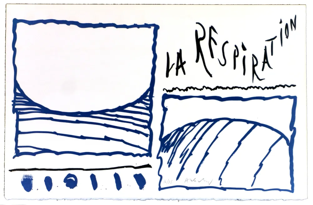 Lithografie Alechinsky - Le rêve de l'ammonite 13