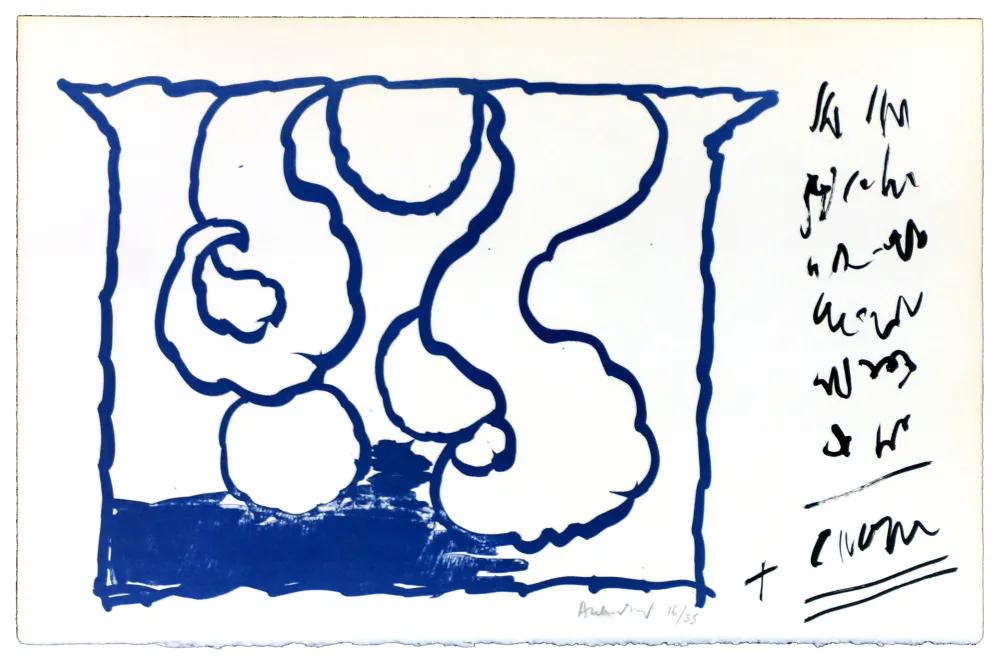 Lithografie Alechinsky - Le rêve de l'ammonite 8