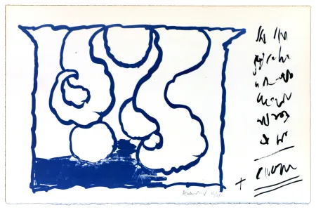 Lithografie Alechinsky - Le rêve de l'ammonite 8