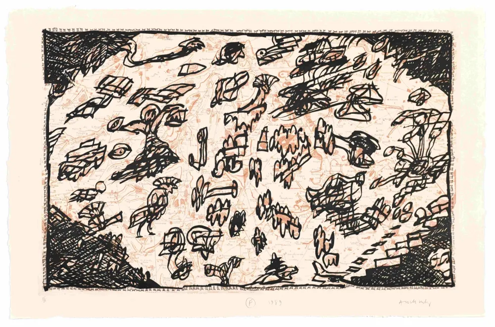 Ets Alechinsky - Le Sauve qui peut de Rocquencourt