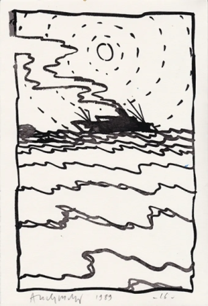 Geen Techniek Alechinsky - Le Volturno