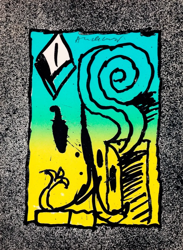 Lithografie Alechinsky - Les infeuilletables 