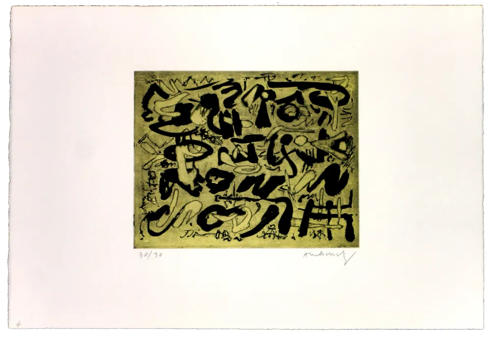 Lithografie Alechinsky - Les ombres