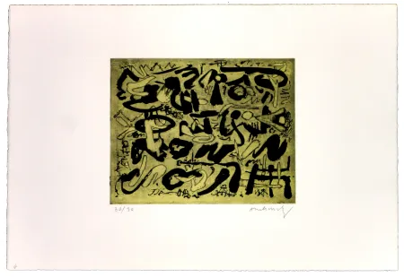 Lithografie Alechinsky - Les ombres