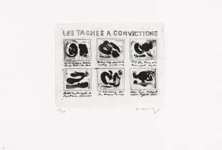 Ets Alechinsky - Les taches à convictions
