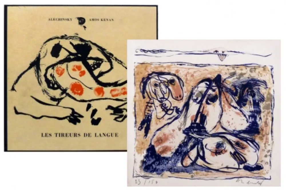 Geïllustreerd Boek Alechinsky - Les tireurs de langue