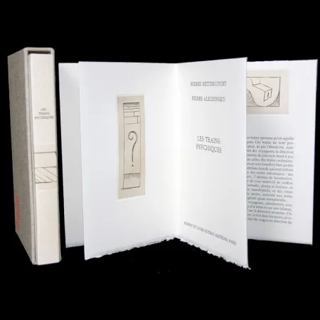 Geïllustreerd Boek Alechinsky - Les trains psychiques