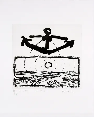 Ets En Aquatint Alechinsky - Lever L’encre