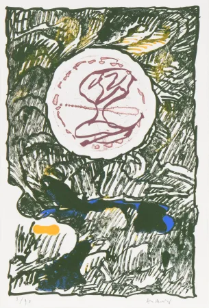 Lithografie Alechinsky - L'excédante 01