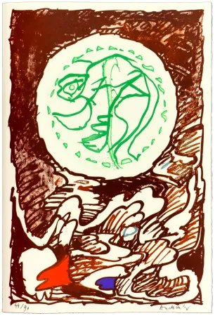 Gravure Alechinsky - L'excédante 3