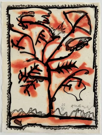 Ets En Aquatint Alechinsky - Lieu dit