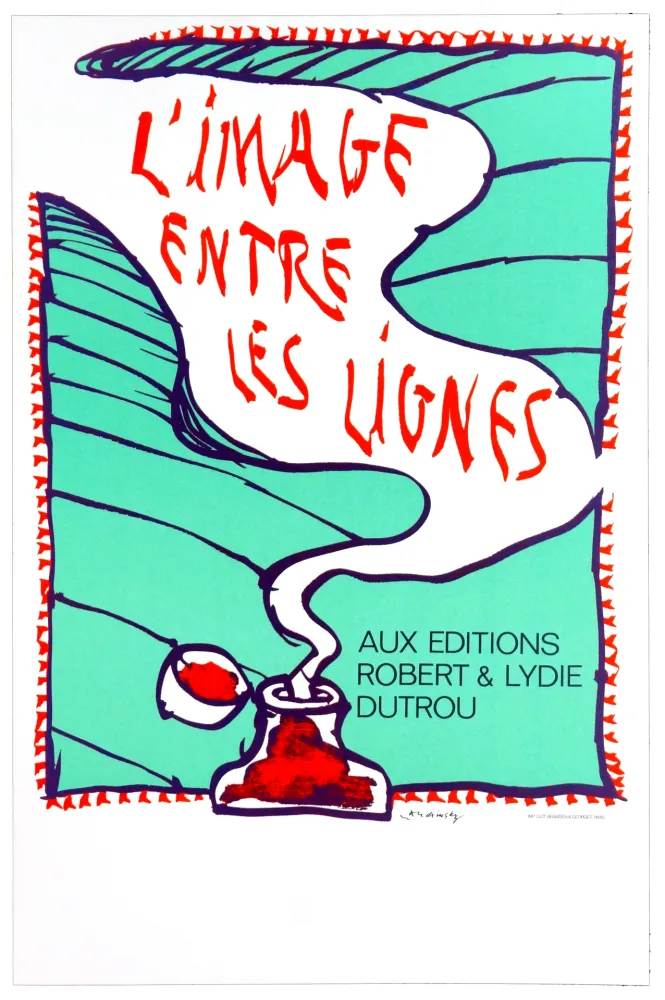 Lithografie Alechinsky - L'image entre les lignes