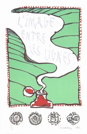 Lithografie Alechinsky - L'image entre les lignes