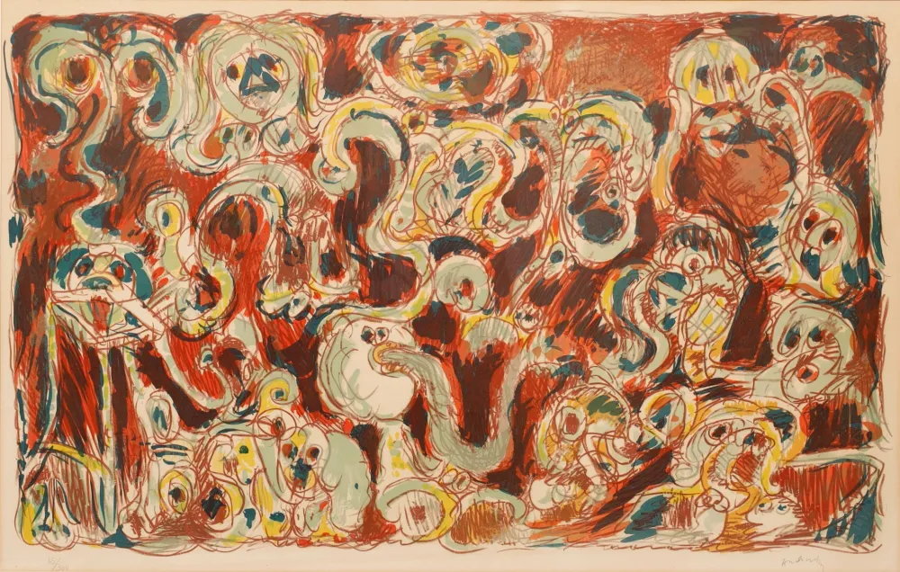 Lithografie Alechinsky - L'inconditionnement humain