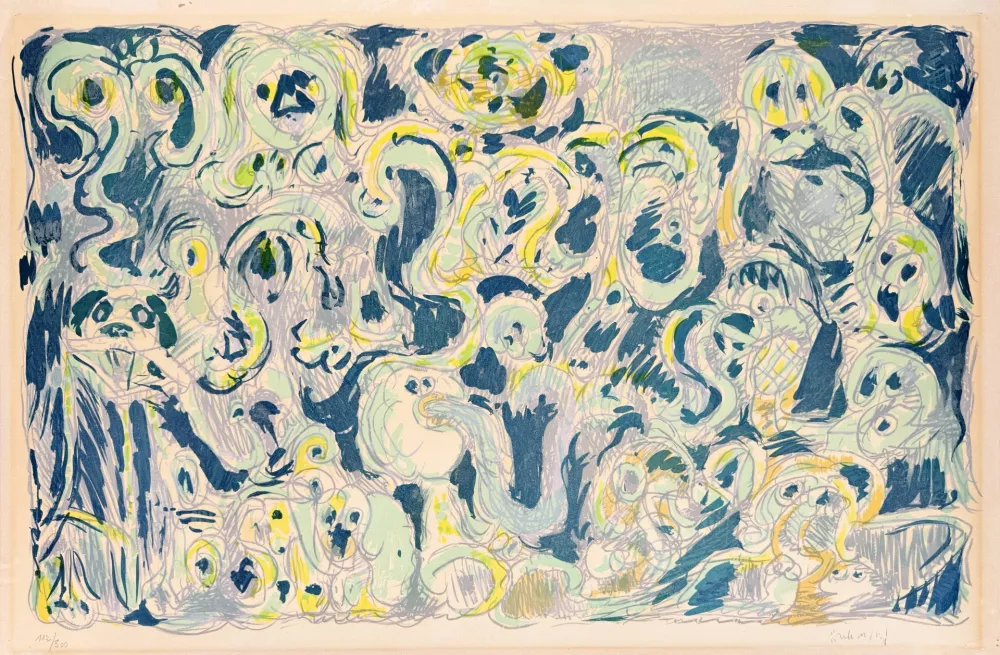 Lithografie Alechinsky - L’inconditionnement humain