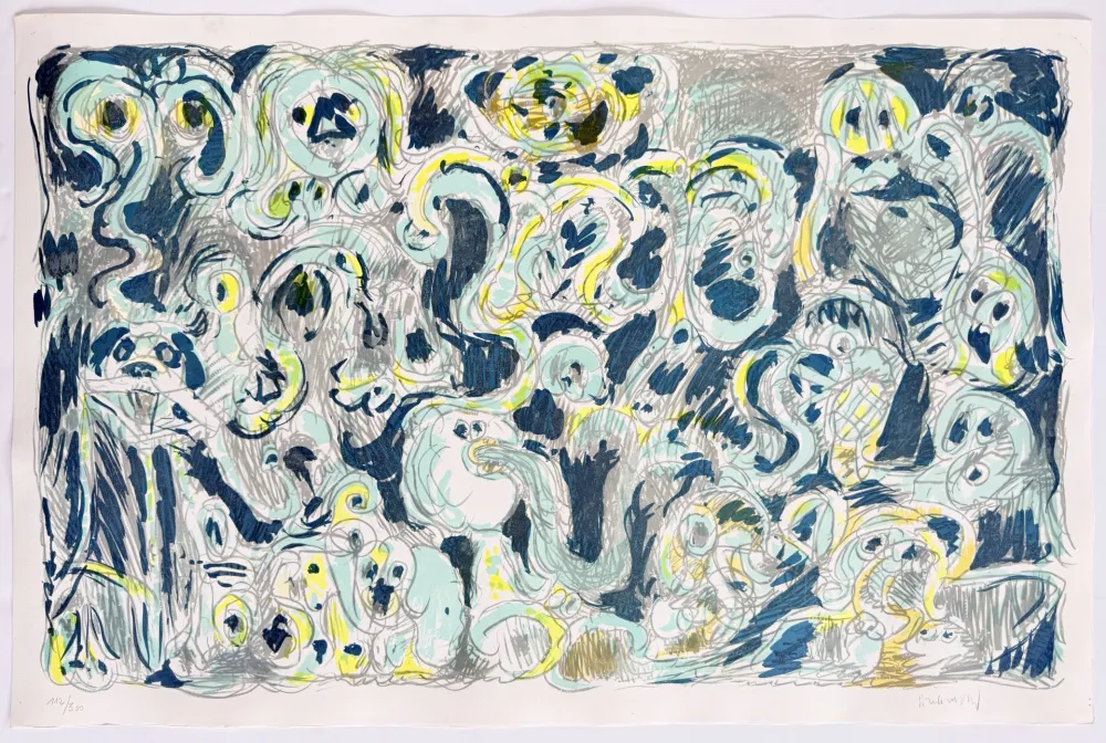 Lithografie Alechinsky - L’inconditionnement humain